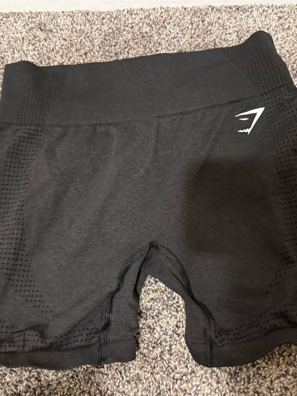 Women’s GymShark Biker Shorts - Large dark gray